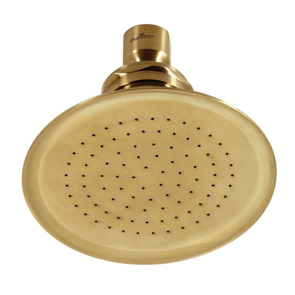 Kingston Brass Brass Shower Head, Brushed Brass P10SB - main